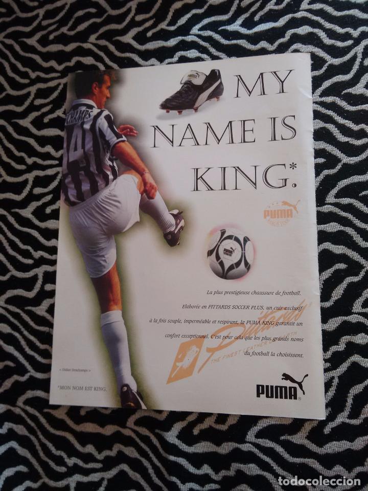 Collectionnisme sportif: P&Oacute;STER DE UNA P&Aacute;GINA DIDIER DESCHAMPS (JUVENTUS DE TUR&Iacute;N), PUBLICIDAD PUMA A&Ntilde;OS 90