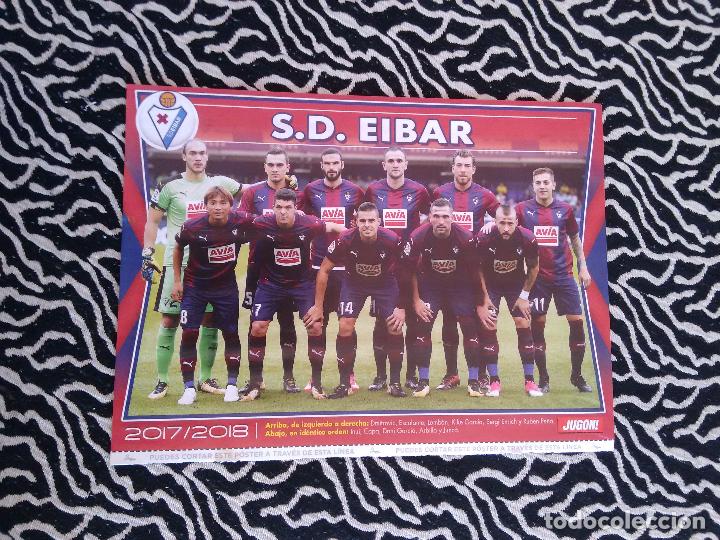Collectionnisme sportif: P&Oacute;STER 1 P&Aacute;GINA REVISTA JUG&Oacute;N: ALINEACI&Oacute;N EIBAR 2017-2018, 17-18
