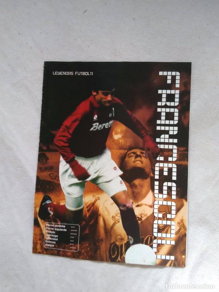 Collectionnisme sportif: P&Oacute;STER DE UNA P&Aacute;GINA LOS CRACKS DE FUTBOL 11: FRANCESCOLI + 2 P&Aacute;GINAS REPORTAJE