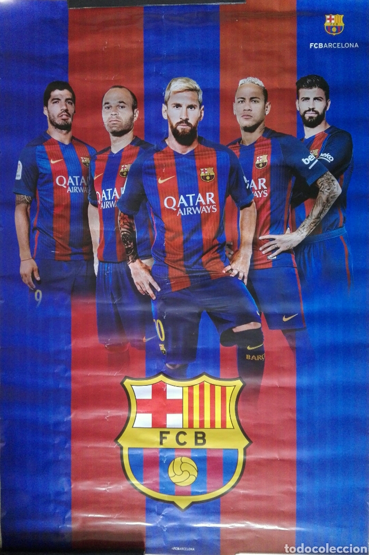 Coleccionismo deportivo: FCB POSTER 91,5 X 61 - Foto 1
