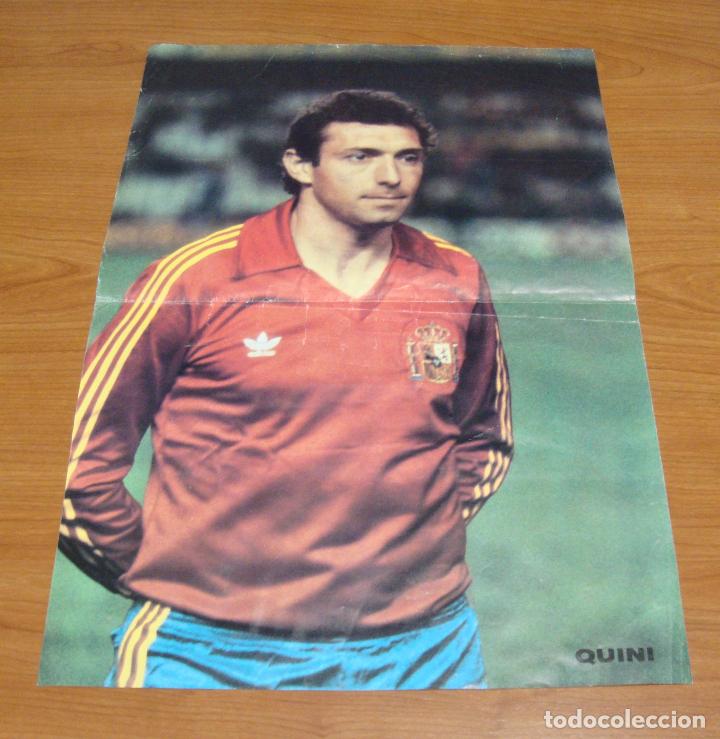 Sports collectibles: (ALB-TC-16) POSTER DEL SEMANAL HERALDO DE ARAGON MUNDIAL ESPA&Ntilde;A 82 QUINI