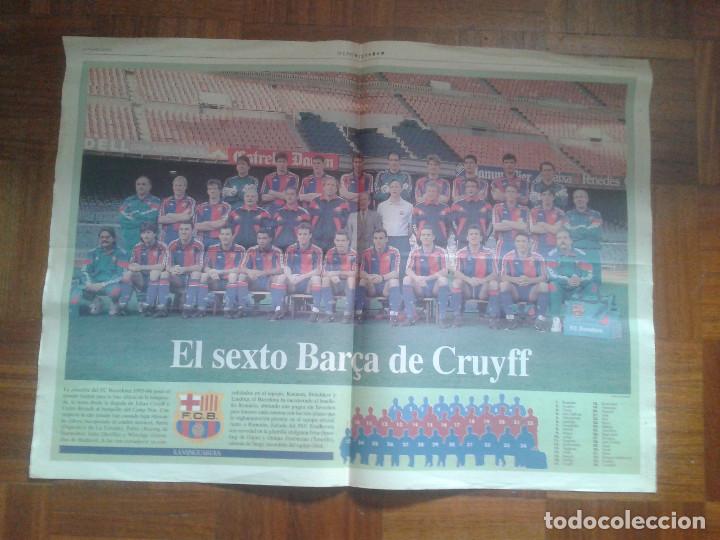 Coleccionismo deportivo: POSTER  BAR&Ccedil;A  93-94 - Foto 1