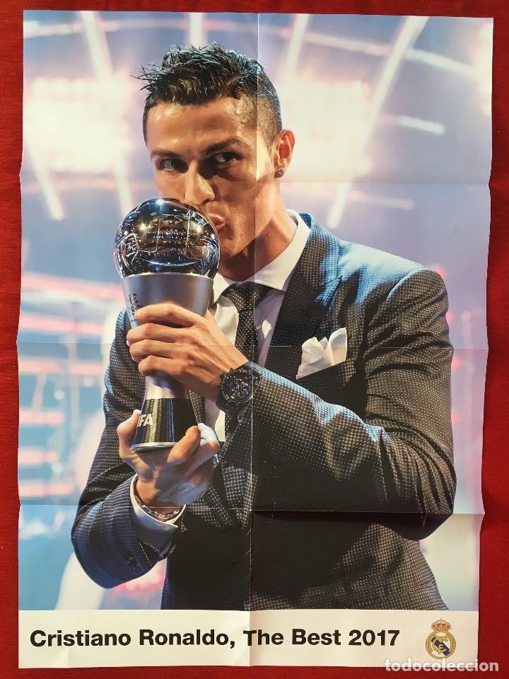Collectionnisme sportif: GRAN CARTEL POSTER CRISTIANO RONALDO THE BEST 2017 REAL MADRID