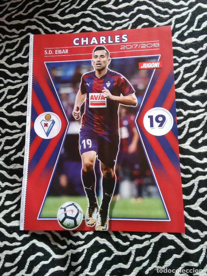 Collectionnisme sportif: DOBLE P&Oacute;STER 1 P&Aacute;GINA REVISTA JUG&Oacute;N: CHARLES (EIBAR) Y ALINEACI&Oacute;N CELTA DE VIGO 2017-2018, 17-18