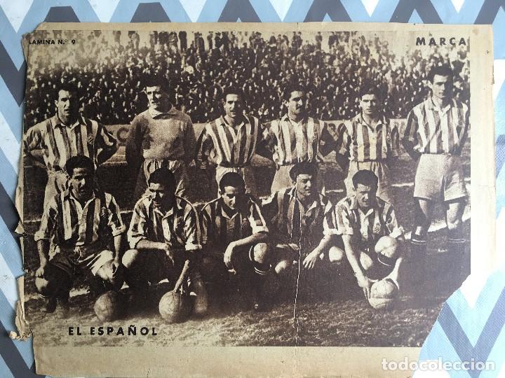 Coleccionismo deportivo: CARTEL POSTER LAMINA MARCA N&ordm; 9 ESPA&Ntilde;OL ESPANYOL