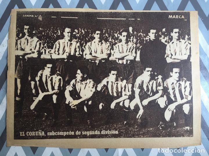 Coleccionismo deportivo: CARTEL POSTER LAMINA MARCA N&ordm; 7 DEPORTIVO CORU&Ntilde;A SUBCAMPEON DE SEGUNDA DIVISION