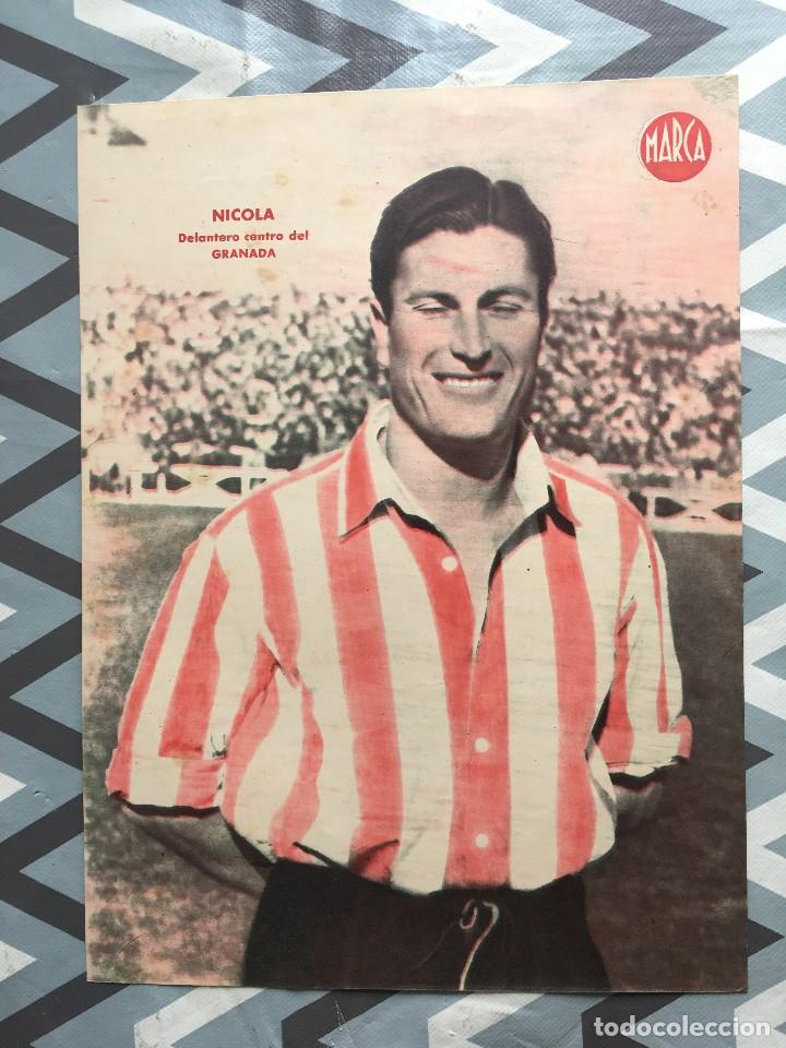 Coleccionismo deportivo: CARTEL POSTER LAMINA MARCA NICOLA DELANTERO CENTRO DEL GRANADA