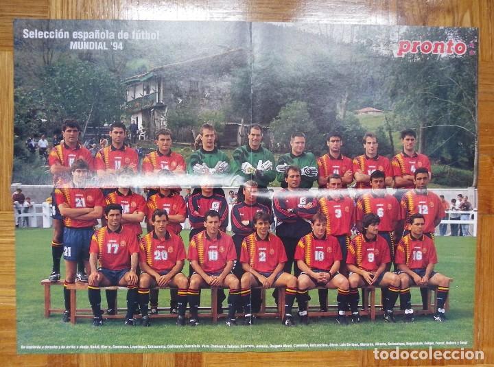 suelo máquina válvula poster selección española mundial 1994 - revist - Comprar Carteles de  Fútbol Antiguos en todocoleccion - 123062583