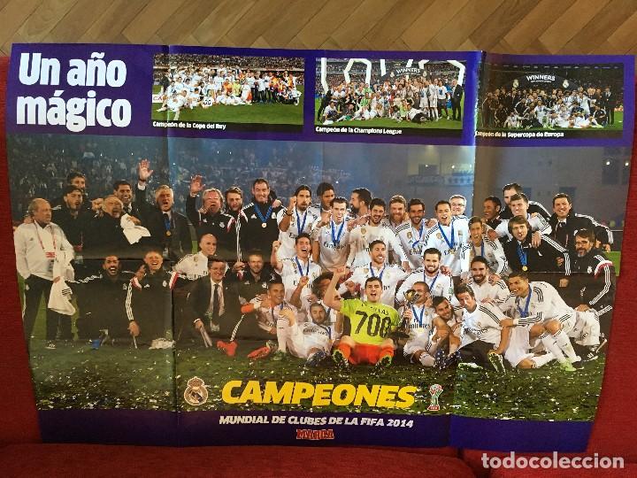 Coleccionismo deportivo: RP POSTER CARTEL REAL MADRID MARCA CAMPEONES MUNDIAL DE CLUBES DE LA FIFA 2014
