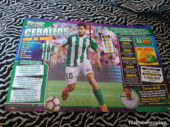 Collezionismo sportivo: P&Oacute;STER 1 P&Aacute;GINA REVISTA JUG&Oacute;N + REPORTAJE DATOS: DANI CEBALLOS (BETIS, REAL MADRID)