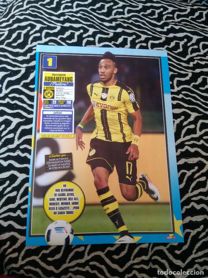 Collezionismo sportivo: P&Oacute;STER 1 P&Aacute;GINA REVISTA JUG&Oacute;N: AUBAMEYANG (BORUSSIA DORTMUND)