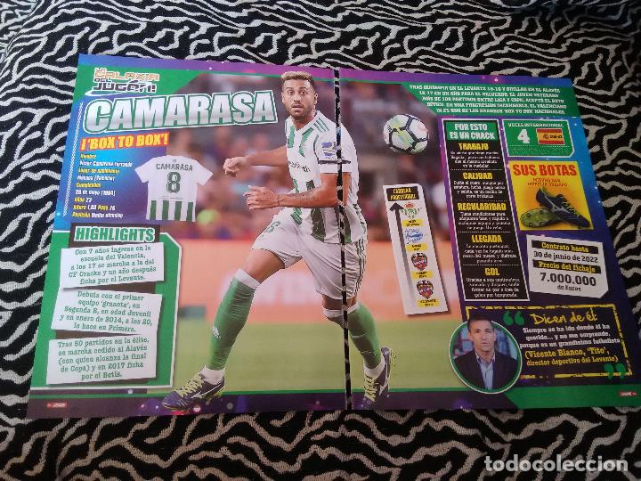 Collezionismo sportivo: P&Oacute;STER 1 P&Aacute;GINA REVISTA JUG&Oacute;N + REPORTAJE DATOS: CAMARASA (BETIS)
