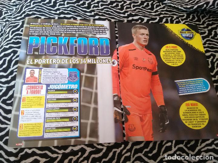 Collezionismo sportivo: P&Oacute;STER 1 P&Aacute;GINA REVISTA JUG&Oacute;N + REPORTAJE DATOS: PICKFORD (EVERTON, INGLATERRA)