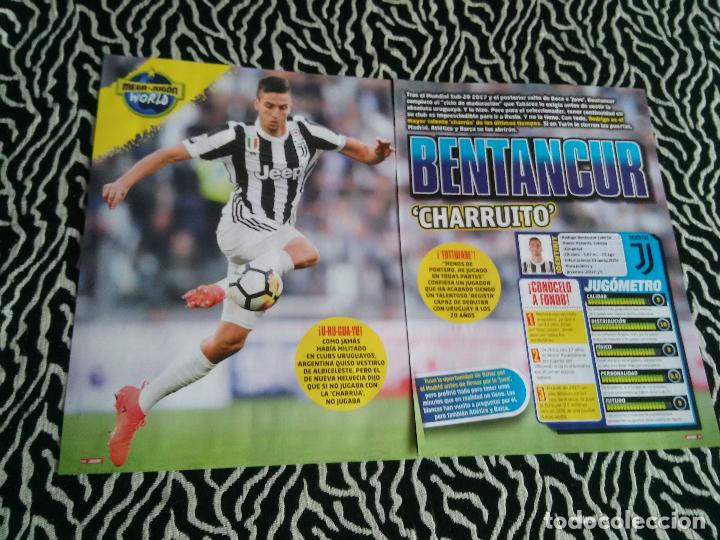 Collezionismo sportivo: P&Oacute;STER 1 P&Aacute;GINA REVISTA JUG&Oacute;N + REPORTAJE DATOS: BENTANCUR, CHARRUITO (JUVENTUS, URUGUAY)
