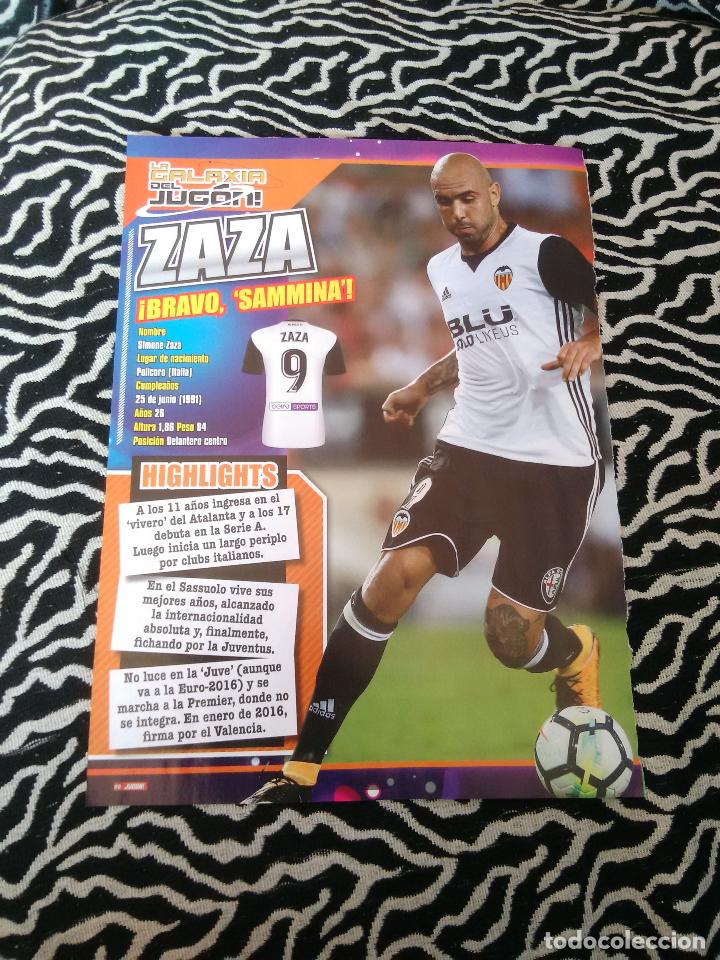 Collezionismo sportivo: P&Oacute;STER 1 P&Aacute;GINA REVISTA JUG&Oacute;N CON DATOS Y FICHA T&Eacute;CNICA: ZAZA, BRAVO SAMMINA (VALENCIA)