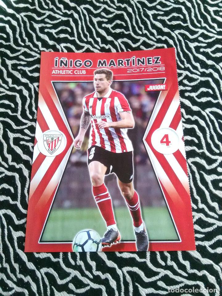 Collezionismo sportivo: P&Oacute;STER 1 P&Aacute;GINA REVISTA JUG&Oacute;N: &Iacute;&Ntilde;IGO MART&Iacute;NEZ (ATHLETIC DE BILBAO 2017-2018, 17-18)