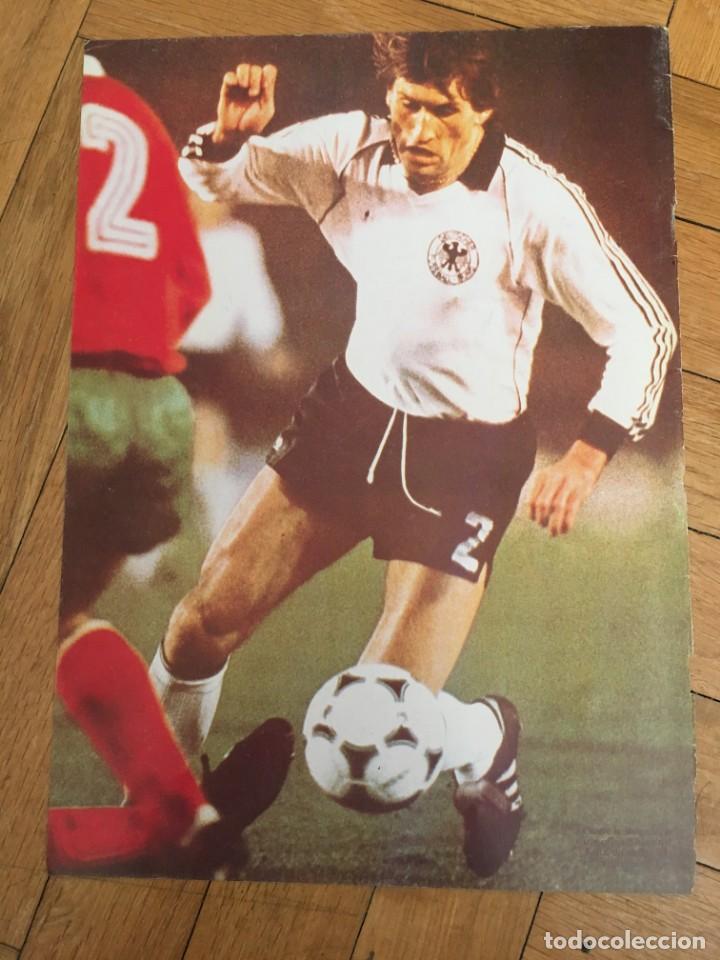 Coleccionismo deportivo: CARTEL POSTER CON INFORMACION DEL JUGADOR KALTZ HAMBURGO ALEMANIA