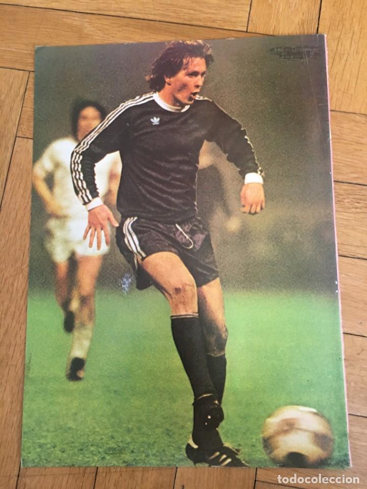 Coleccionismo deportivo: CARTEL POSTER CON INFORMACION DEL JUGADOR TOROCZIK UJPEST DOZSA HUNGRIA