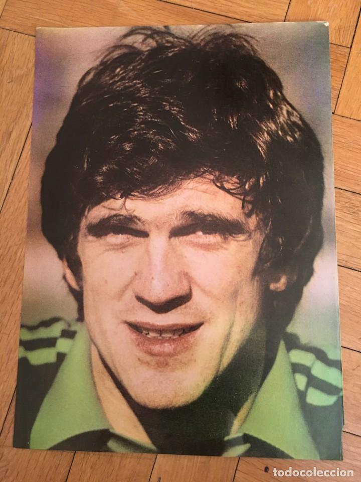 Coleccionismo deportivo: CARTEL POSTER CON INFORMACION DEL JUGADOR ARCONADA REAL SOCIEDAD SELECCION ESPA&Ntilde;OLA ESPA&Ntilde;A