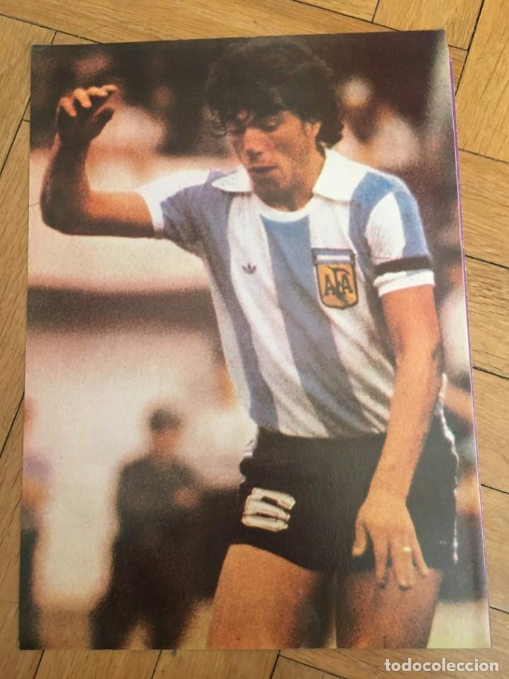 Coleccionismo deportivo: CARTEL POSTER CON INFORMACION DEL JUGADOR PASSARELLA RIVER PLATA ARGENTINA