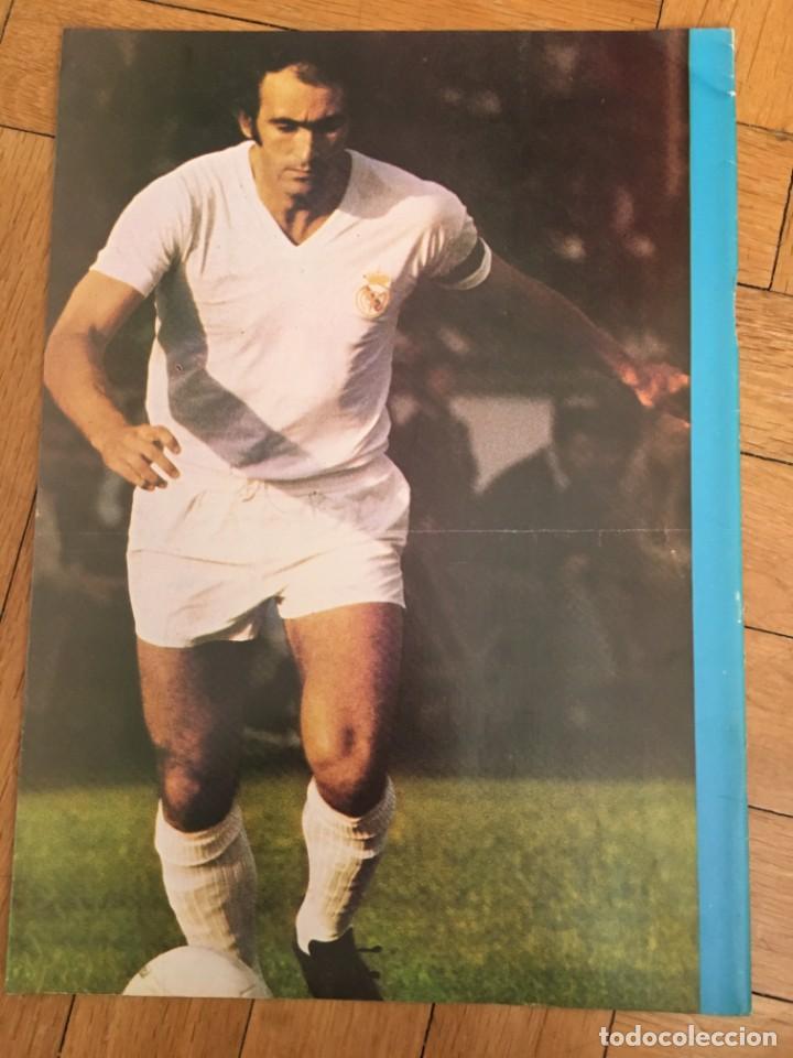 Coleccionismo deportivo: CARTEL POSTER CON INFORMACION DEL JUGADOR PIRRI REAL MADRID SELECCION ESPA&Ntilde;OLA ESPA&Ntilde;A