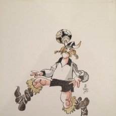 Coleccionismo deportivo: CARICATURA SELECCIÓN ALEMANIA OESTE MUNDIAL 1982