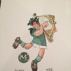 Coleccionismo deportivo: CARICATURA SELECCIÓN IRLANDA MUNDIAL 1982