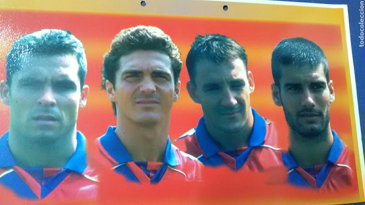 Coleccionismo deportivo: Bar&ccedil;a : SERGI BARJUAN , AMOR , FERRER , GUARDILA .Preciosa foto .Cart&oacute;n (20 x35 )