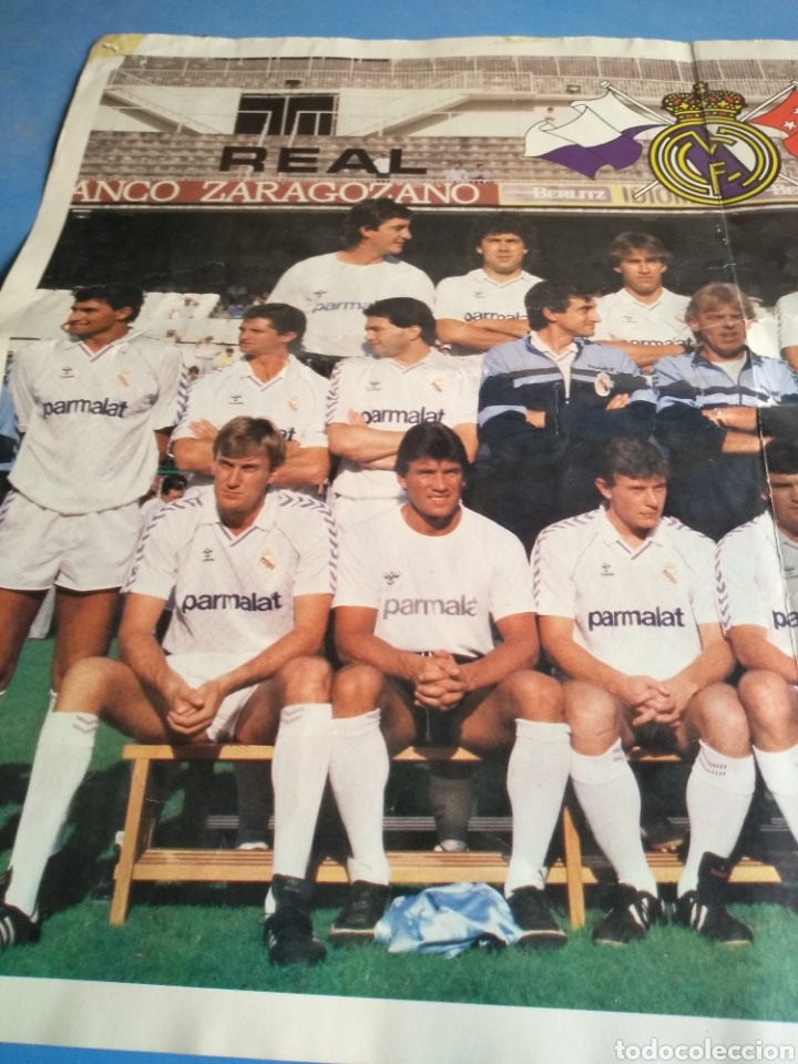 cartel, poster real madrid temporada 1984 1985 - Buy Antique football  posters on todocoleccion