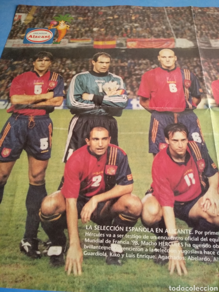 p-ster-seleccion-espa-ola-a-o-1997-helados-ala-comprar-carteles-de