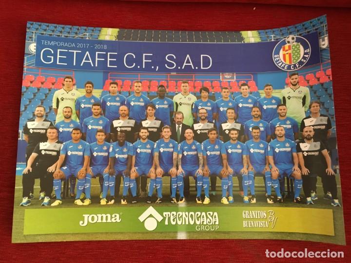 Coleccionismo deportivo: CARTEL POSTER OFICIAL PLANTILLA GETAFE TEMPORADA 2017 2018