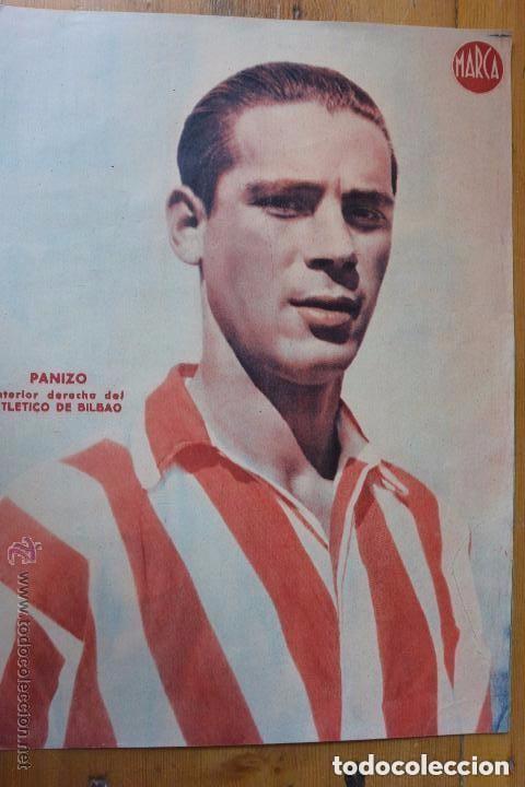 Collectionnisme sportif: CARTEL POSTER PANIZO ATH BILBAO DIARIO MARCA A&Ntilde;OS 50
