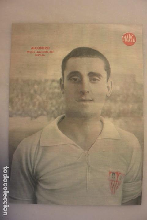 Collectionnisme sportif: POSTER CARTEL FUTBOL ALCONERO SEVILLA. MARCA
