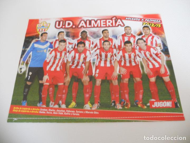 Sammelleidenschaft Sport: POSTER ALINEACION EQUIPO ALMERIA ASCENSO JUGON 2012 2013 12 13 TAMA&Ntilde;O FOLIO