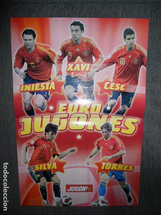Sammelleidenschaft Sport: TRIPLE POSTER ESPA&Ntilde;A JUGONES YESTE ATHLETIC BILBAO ALMERIA JUGON 2007 2008 07 08 TAMA&Ntilde;O X2 FOLIO