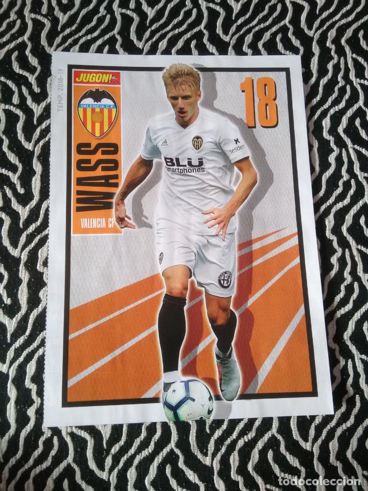 Coleccionismo deportivo: P&Oacute;STER 1 P&Aacute;GINA REVISTA JUG&Oacute;N 18-19: WASS (VALENCIA) FICHAJE LIGA DE F&Uacute;TBOL 2018-2019