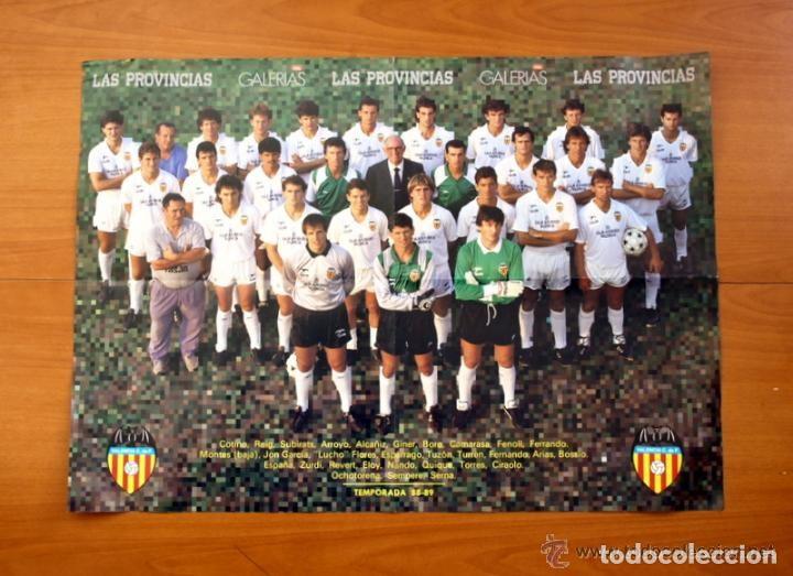 Sammelleidenschaft Sport: Valencia 88-89 - En la trasera el Pamesa de baloncesto - P&oacute;ster tama&ntilde;o 48 X 68