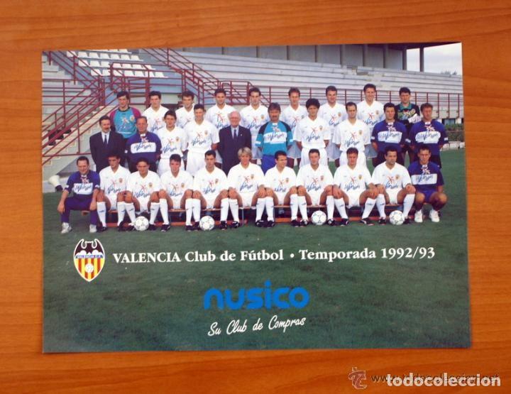 Coleccionismo deportivo: Valencia 92-93 - Nusico, P&oacute;ster tama&ntilde;o 25 X 35