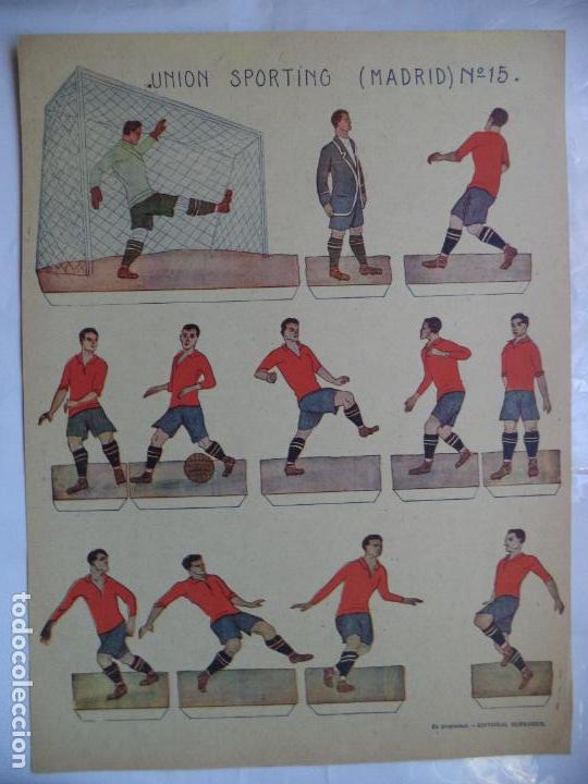 Coleccionismo deportivo: UNION SPORTING(MADRID) N&ordm; 15 EDITORIAL HERNANDO 24X32 CM