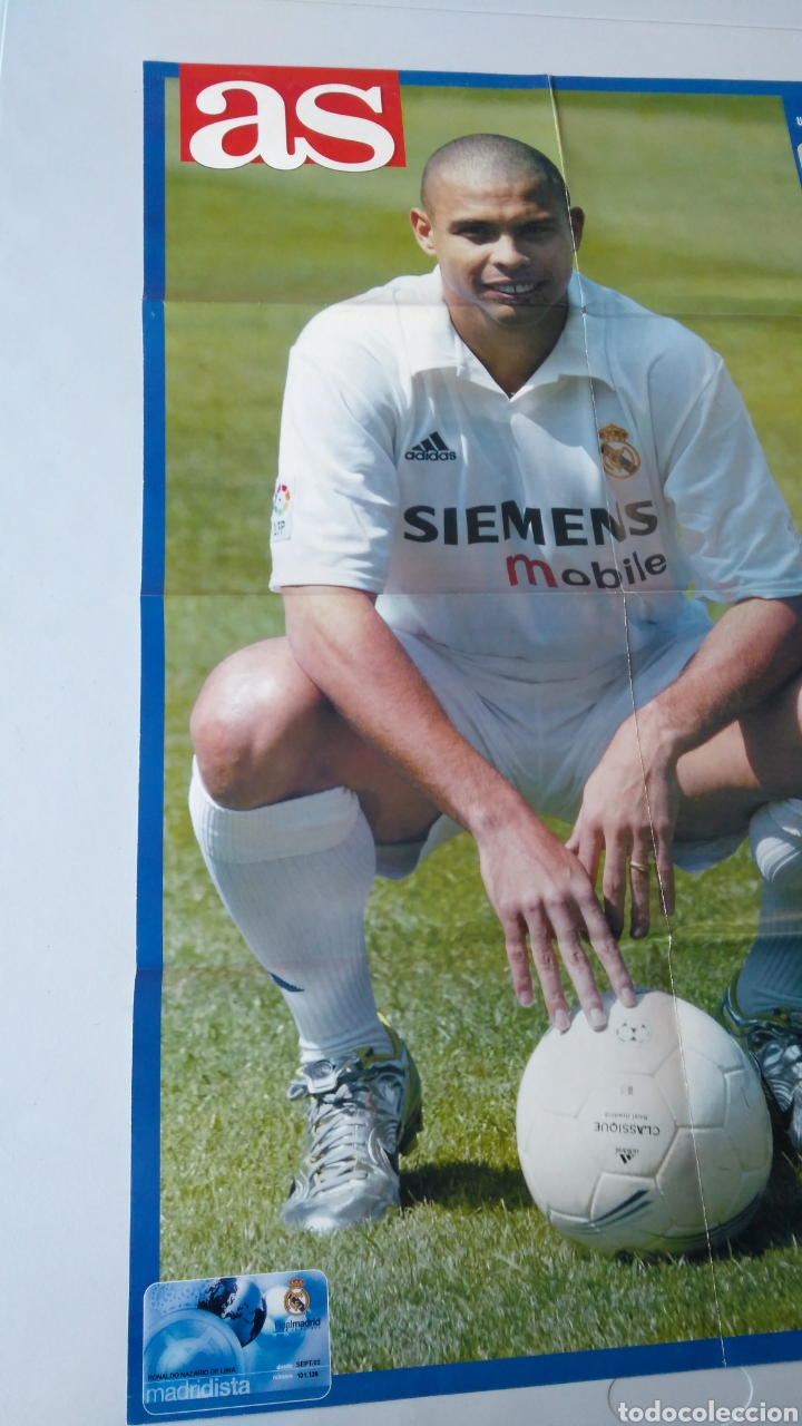 Coleccionismo deportivo: Poster Ronaldo Real Madrid - Foto 3