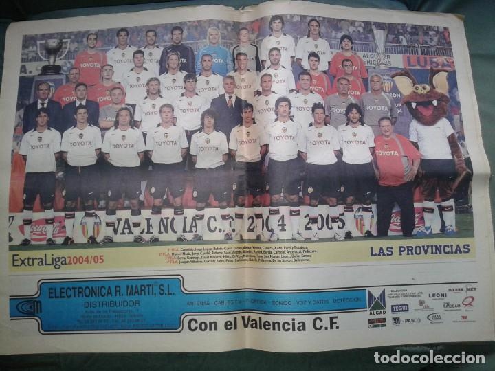 Coleccionismo deportivo: POSTER 2004-05 VALENCIA - Foto 1