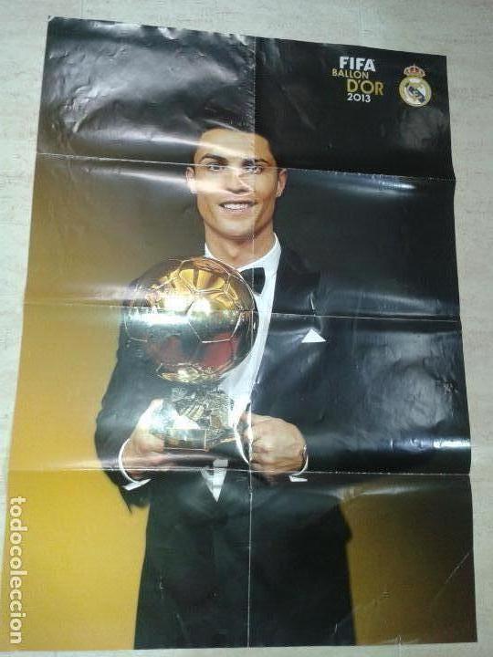 Coleccionismo deportivo: POSTER DE RONALDO BALON DE ORO 2013 - Foto 1