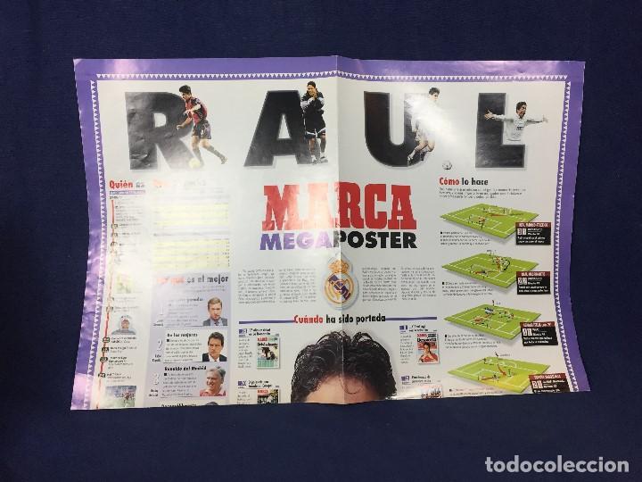 Collezionismo sportivo: CARTEL RAUL MARCA GRANDE BUEN ESTADO REAL MADRID