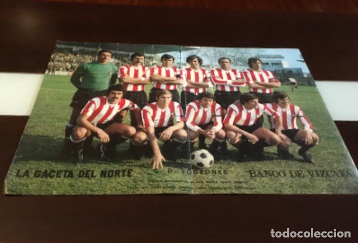 Coleccionismo deportivo: Antiguo p&oacute;ster logro&ntilde;&eacute;s - Foto 1