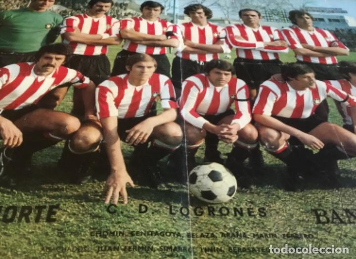 Coleccionismo deportivo: Antiguo p&oacute;ster logro&ntilde;&eacute;s - Foto 2
