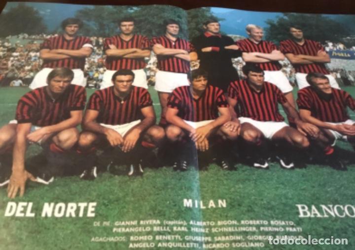 Coleccionismo deportivo: Antiguo p&oacute;ster milan - Foto 2