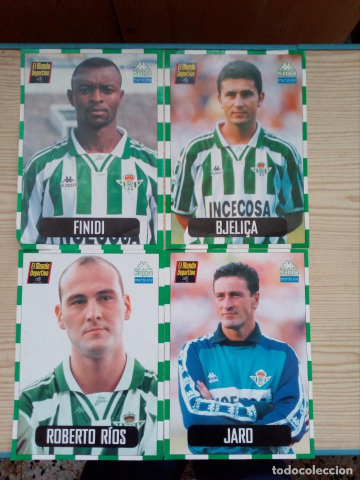 Collezionismo sportivo: 11 Laminas Betis - El Mundo Deportivo