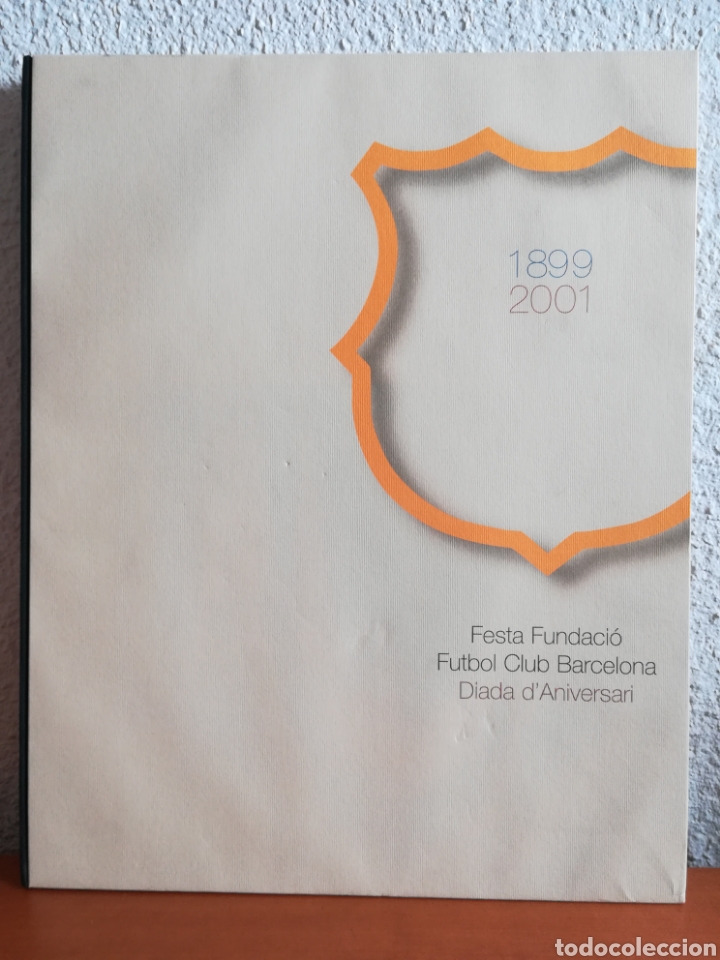 Coleccionismo deportivo: Carpeta Festa Fundaci&oacute; Futbol Club Barcelona Diada d'Aniversari - Firma Gaspar - Ed. Limitada Bar&ccedil;a