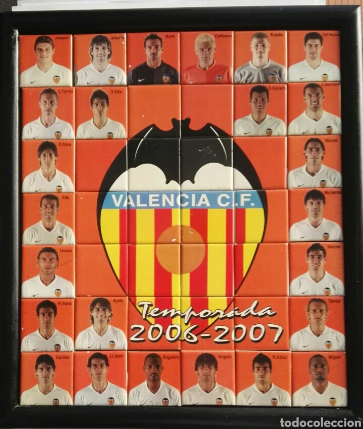 Cuadro Mosaico Valencia C F 35x40cm Temporada Buy Old Football