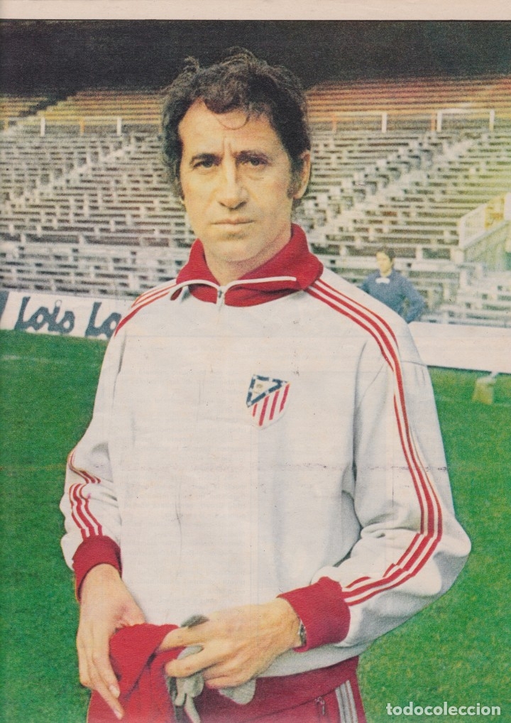Coleccionismo deportivo: ATL&Eacute;TICO DE MADRID: Minip&oacute;ster del t&eacute;cnico JOAQU&Iacute;N PEIR&Oacute;